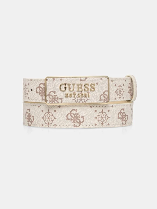 Zdjęcie produktu Guess pasek CARRIE beżowy