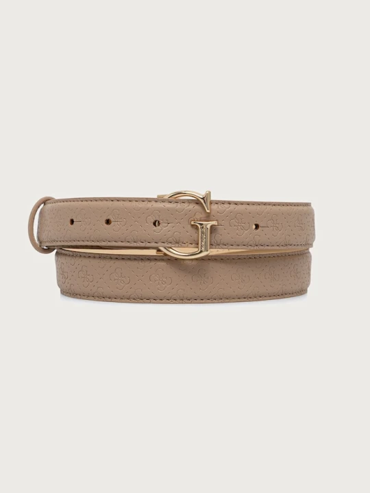 Zdjęcie produktu Guess pasek damski beżowy