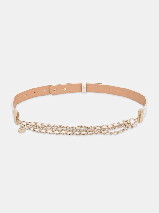 Zdjęcie produktu Guess pasek damski LIBBY beżowy