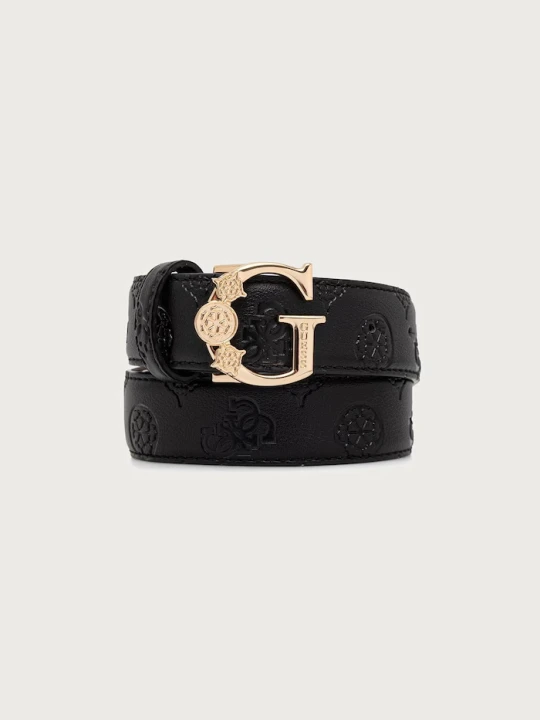 Zdjęcie produktu Guess pasek damski z imitacji skóry CARMELLA czarny