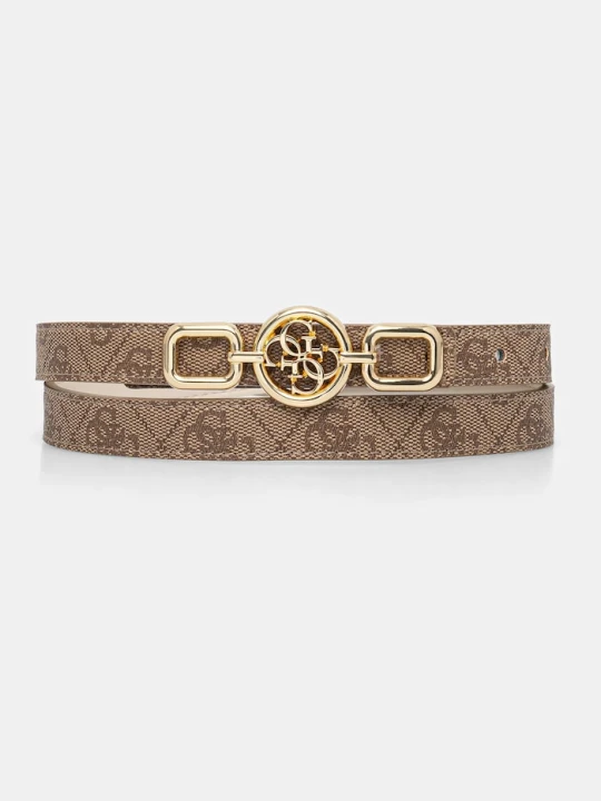 Zdjęcie produktu Guess pasek dwustronny beżowy