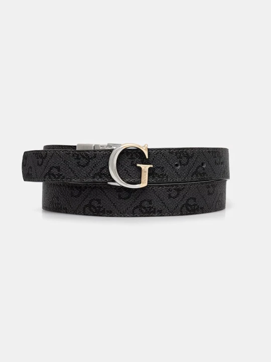 Zdjęcie produktu Guess pasek dwustronny damski szary