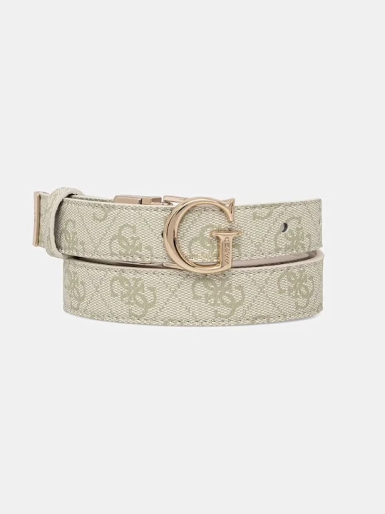 Zdjęcie produktu Guess pasek dwustronny damski LEONA zielony