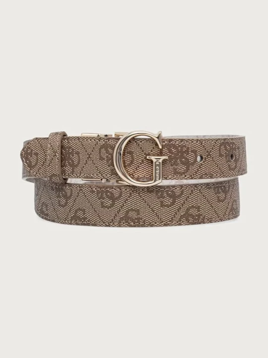 Zdjęcie produktu Guess pasek dwustronny damski LINDSEY beżowy