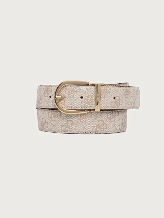 Zdjęcie produktu Guess pasek dwustronny damski YVONNE beżowy