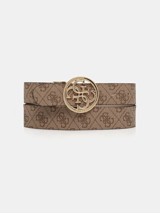 Zdjęcie produktu Guess pasek dwustronny damski NOELLE beżowy