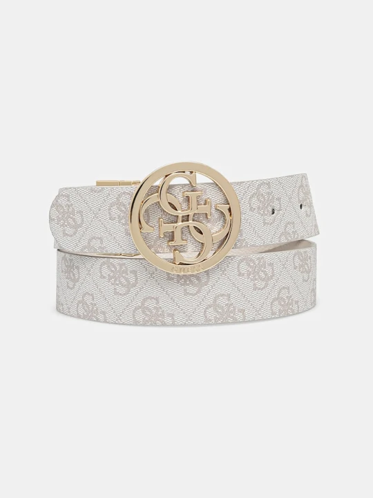 Zdjęcie produktu Guess pasek dwustronny damski NOELLE beżowy