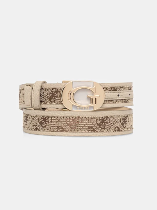 Zdjęcie produktu Guess pasek damski JESSA beżowy
