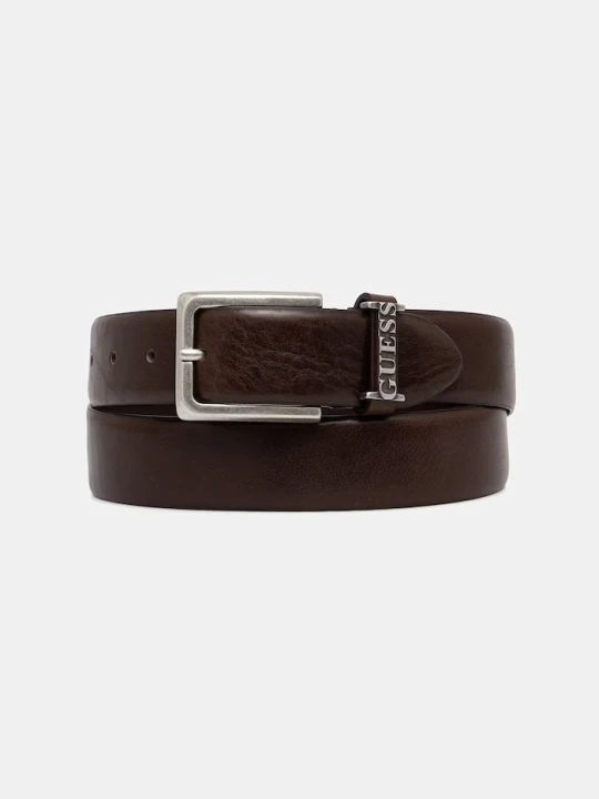 Zdjęcie produktu Guess pasek męski skórzany brązowy