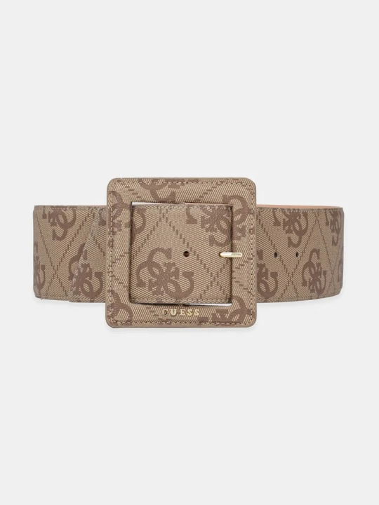 Zdjęcie produktu Guess pasek QULD beżowy