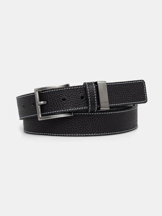 Zdjęcie produktu Guess pasek męski skórzany BOSTON czarny
