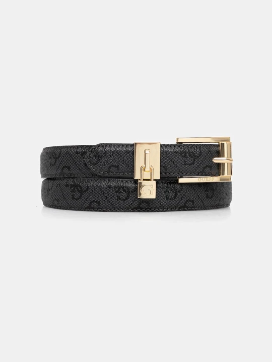 Zdjęcie produktu Guess pasek damski z imitacji skóry YESBA szary