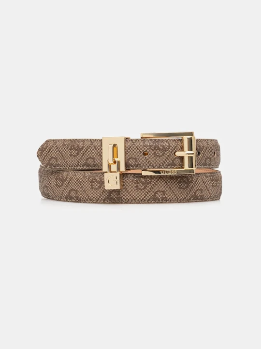 Zdjęcie produktu Guess pasek damski z imitacji skóry YESBA beżowy