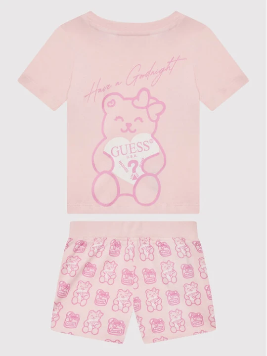 Zdjęcie produktu Guess Piżama H1BT07 K8HM0 Różowy Regular Fit