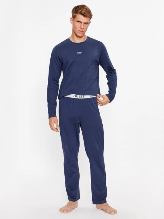 Zdjęcie produktu Guess Piżama U2BX00 KBZG0 Niebieski Regular Fit
