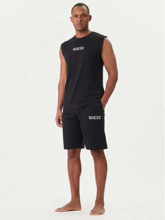 Zdjęcie produktu Guess Piżama U6GX02 KCAM1 Czarny Regular Fit
