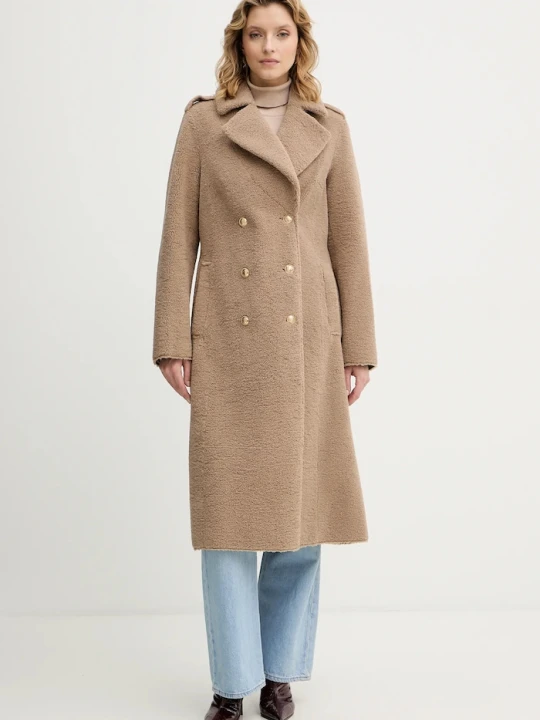 Zdjęcie produktu Guess płaszcz LAILA beżowy