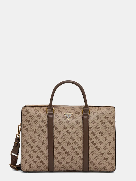 Zdjęcie produktu Guess pokrowiec na laptopa MILANO brązowy