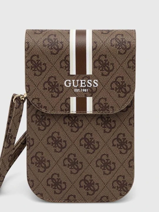 Zdjęcie produktu Guess pokrowiec na telefon brązowy