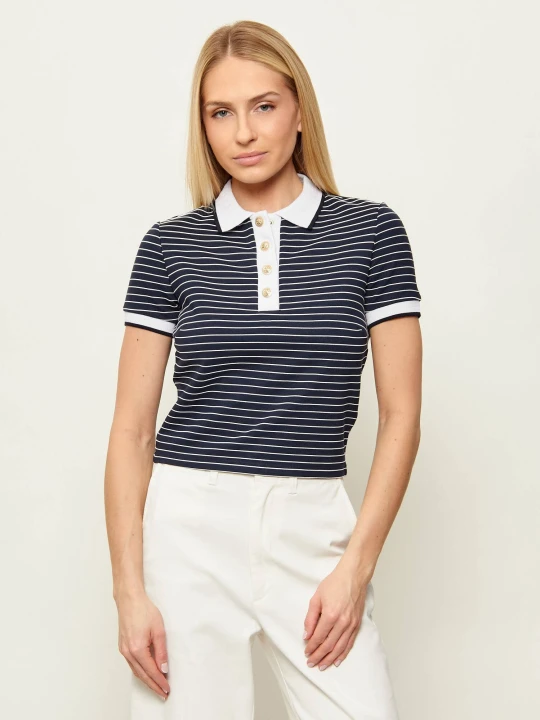 Zdjęcie produktu GUESS Polo ALPHONSINE | Slim Fit granatowy