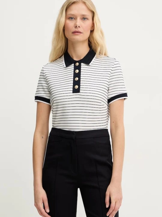 Zdjęcie produktu Guess polo damskie ALPHONSINE biały