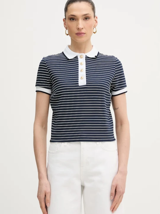 Zdjęcie produktu Guess polo damskie ALPHONSINE granatowy