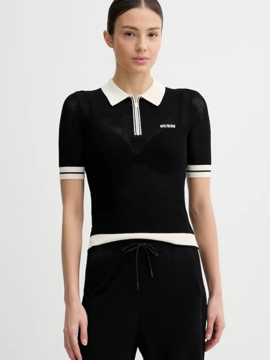 Zdjęcie produktu Guess polo damskie GABRY czarny