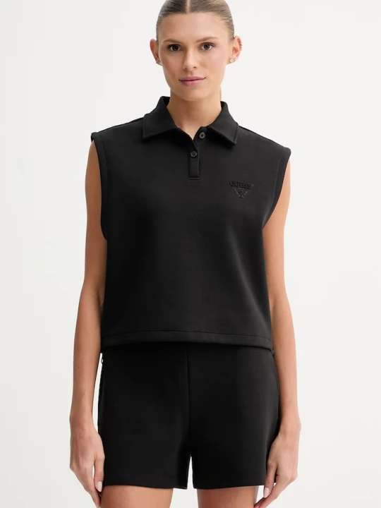 Zdjęcie produktu Guess polo damskie HABI czarny