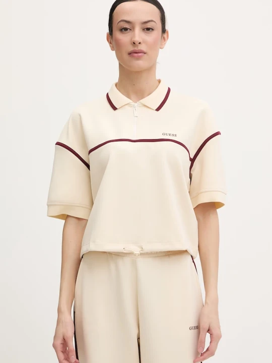 Zdjęcie produktu Guess polo damskie JASMINE beżowy