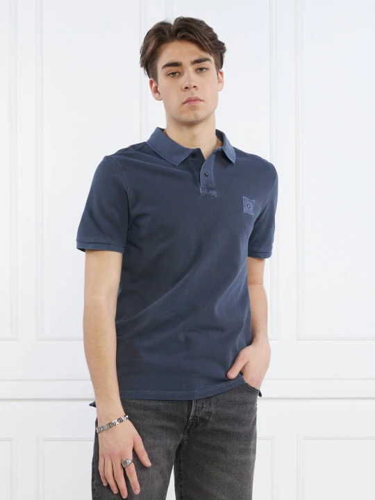 Zdjęcie produktu GUESS Polo ES WASHED | Slim Fit granatowy