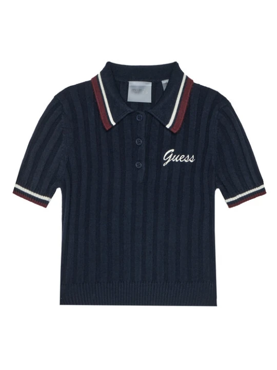 Zdjęcie produktu Guess Polo J5BP01 Z1152 Granatowy Regular Fit