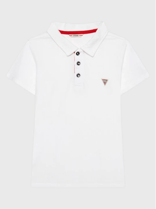 Zdjęcie produktu Guess Polo L2GP02 KAPY0 Biały Regular Fit