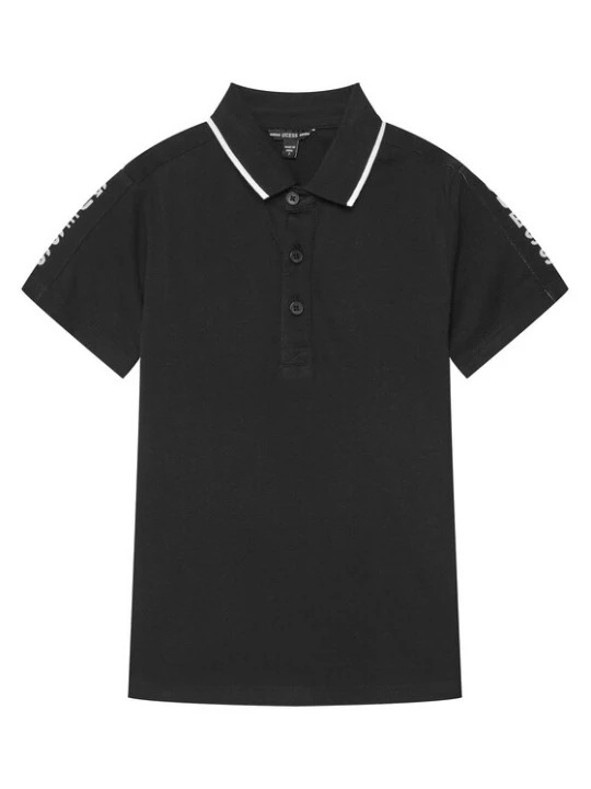 Zdjęcie produktu Guess Polo L4GP03 KAPY0 Czarny Regular Fit