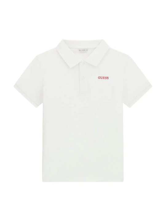 Zdjęcie produktu Guess Polo L6YP04 K3999 Biały Regular Fit
