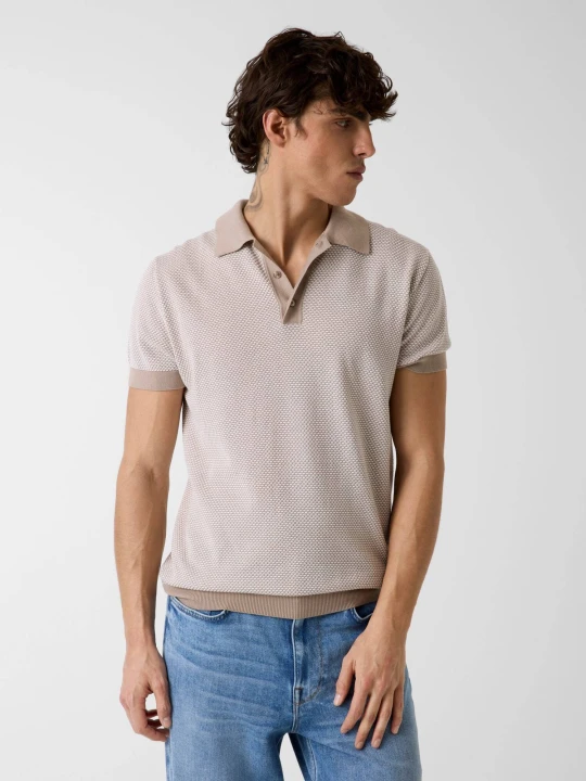 Zdjęcie produktu GUESS Polo LAKE | Regular Fit beżowy