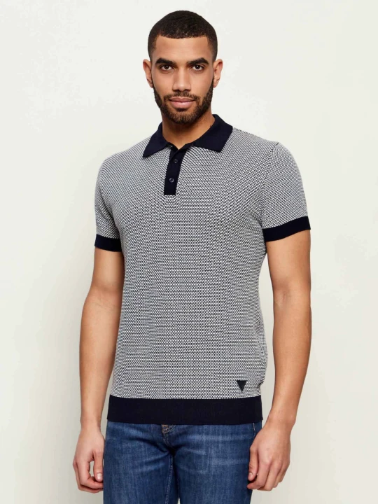 Zdjęcie produktu GUESS Polo LAKE | Regular Fit granatowy