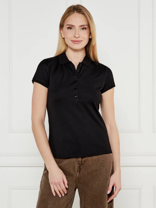 Zdjęcie produktu GUESS Polo LIZA | Slim Fit czarny