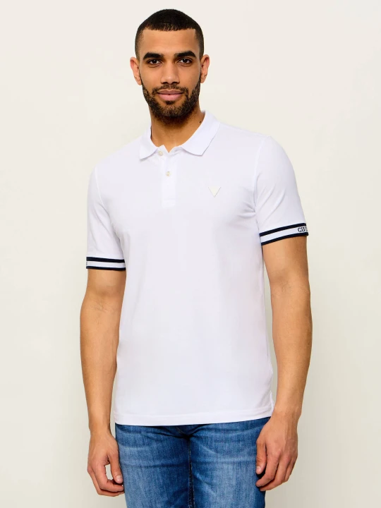 Zdjęcie produktu GUESS Polo LYLE | Slim Fit biały