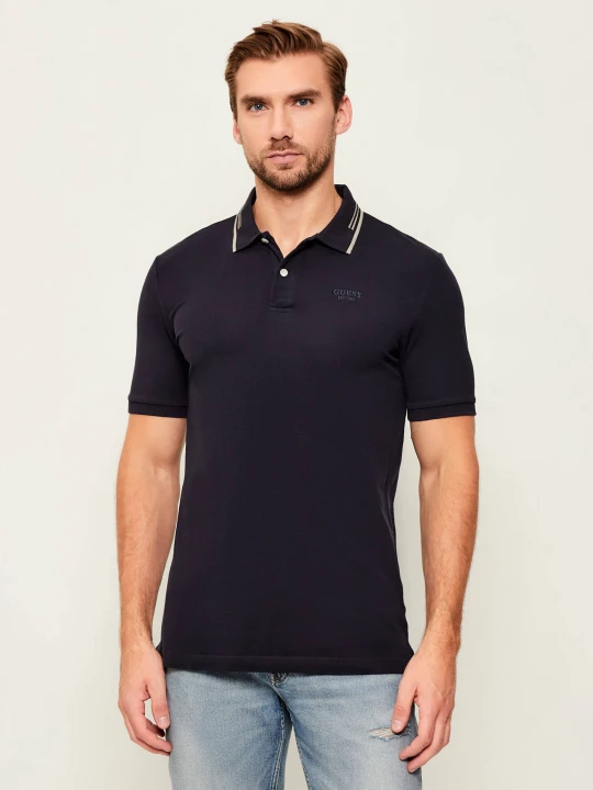 Zdjęcie produktu GUESS Polo LYLE | Slim Fit granatowy