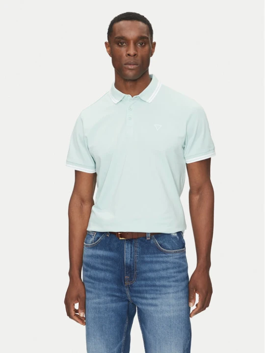 Zdjęcie produktu Guess Polo M2GP34 KARS0 Zielony Regular Fit