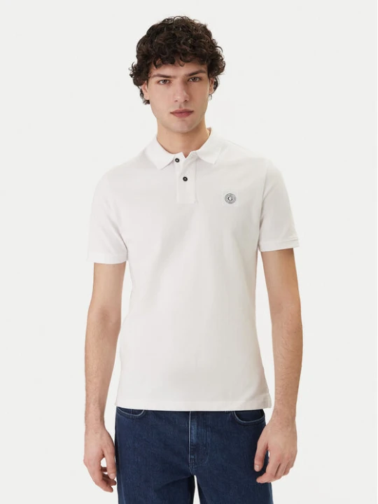 Zdjęcie produktu Guess Polo M2YP24 KC9T1 Biały Regular Fit