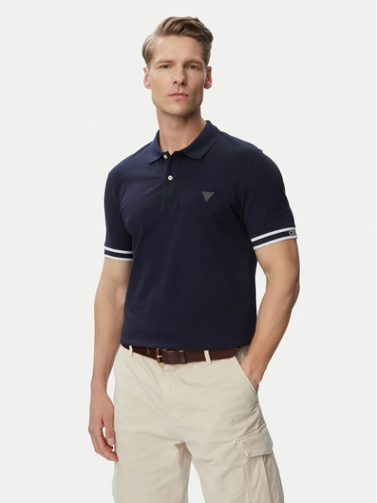 Zdjęcie produktu Guess Polo M6GP60 K3076 Granatowy Regular Fit