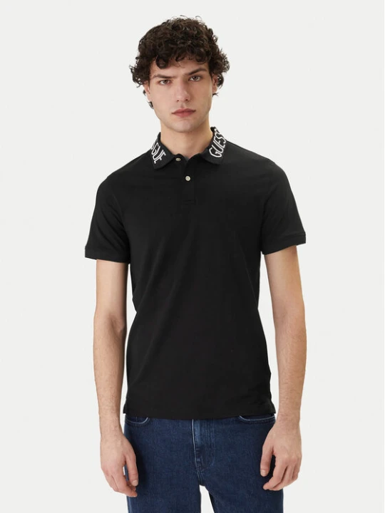 Zdjęcie produktu Guess Polo M6GP66 K3070 Czarny Slim Fit