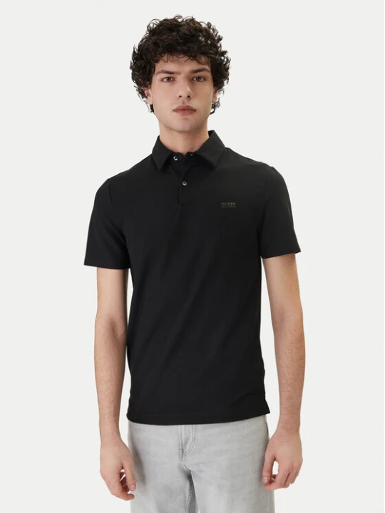 Zdjęcie produktu Guess Polo M6RP02 KD202 Czarny Slim Fit