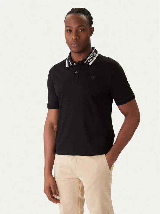 Zdjęcie produktu Guess Polo M6RP60 K7O64 Czarny Regular Fit