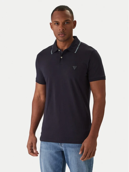 Zdjęcie produktu Guess Polo M6RP66 J1314 Granatowy Regular Fit