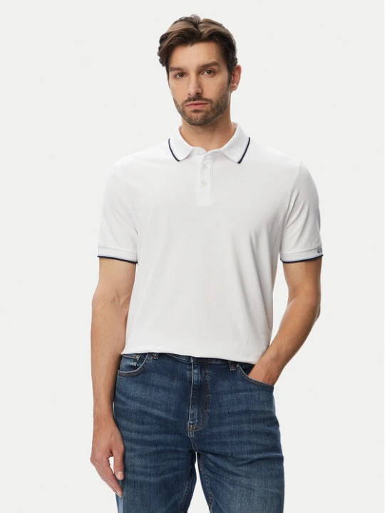Zdjęcie produktu Guess Polo M6YP28 K4475 Biały Slim Fit