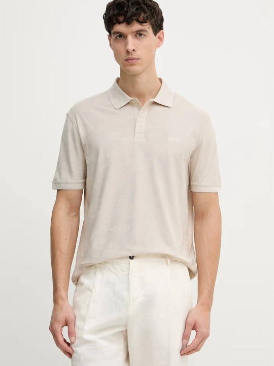 Zdjęcie produktu Guess polo męskie beżowy