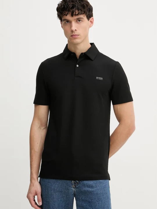 Zdjęcie produktu Guess polo męskie czarny