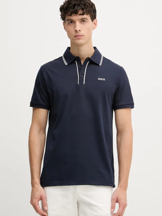 Zdjęcie produktu Guess polo męskie PAUL granatowy